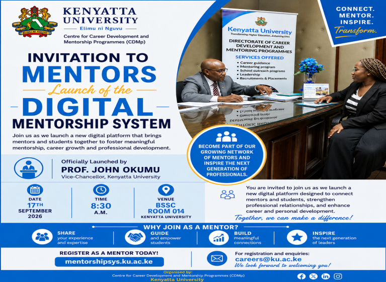 Invitation to Mentors: Launch of the Digital Mentorship System